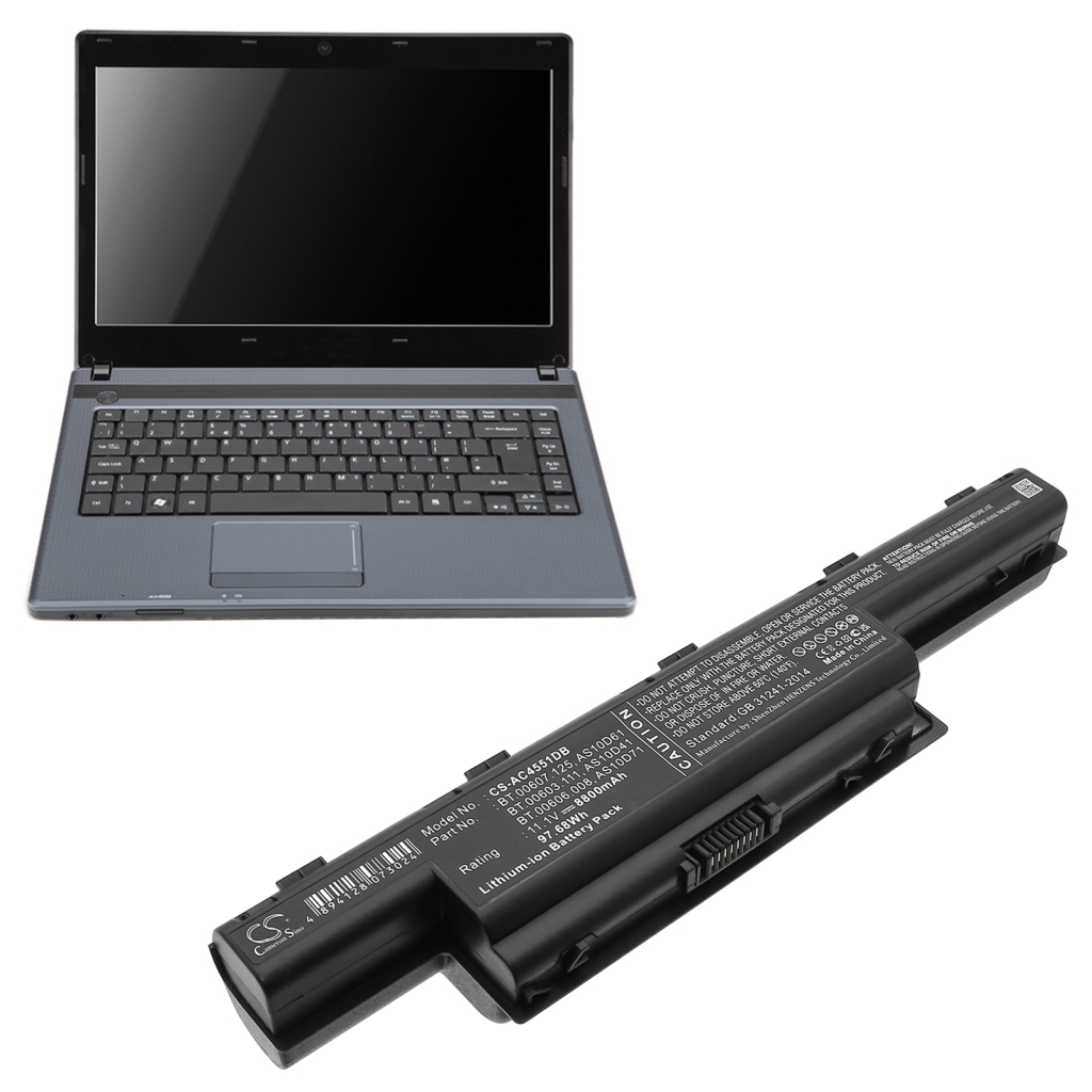 Notebook batterij Acer Aspire AS5253-E353G32Mnrr