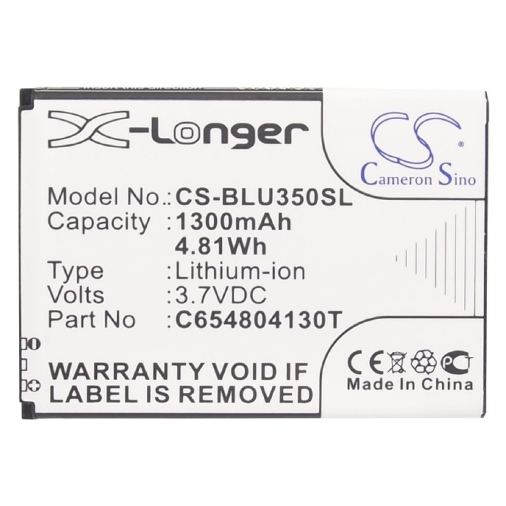 Batterij voor mobiele telefoon BLU CS-BLU350SL
