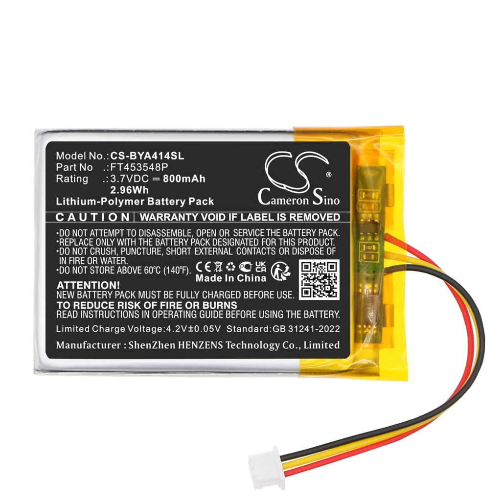 Batterij Vervangt FT453548P