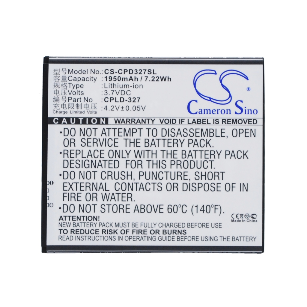 Batterij voor mobiele telefoon Coolpad CS-CPD327SL
