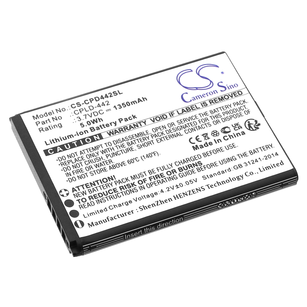 Batterij voor mobiele telefoon Coolpad CS-CPD442SL