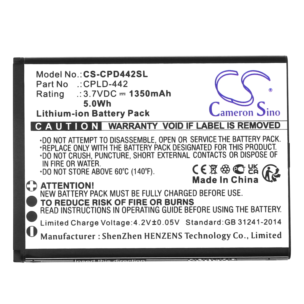 Batterij voor mobiele telefoon Coolpad CS-CPD442SL