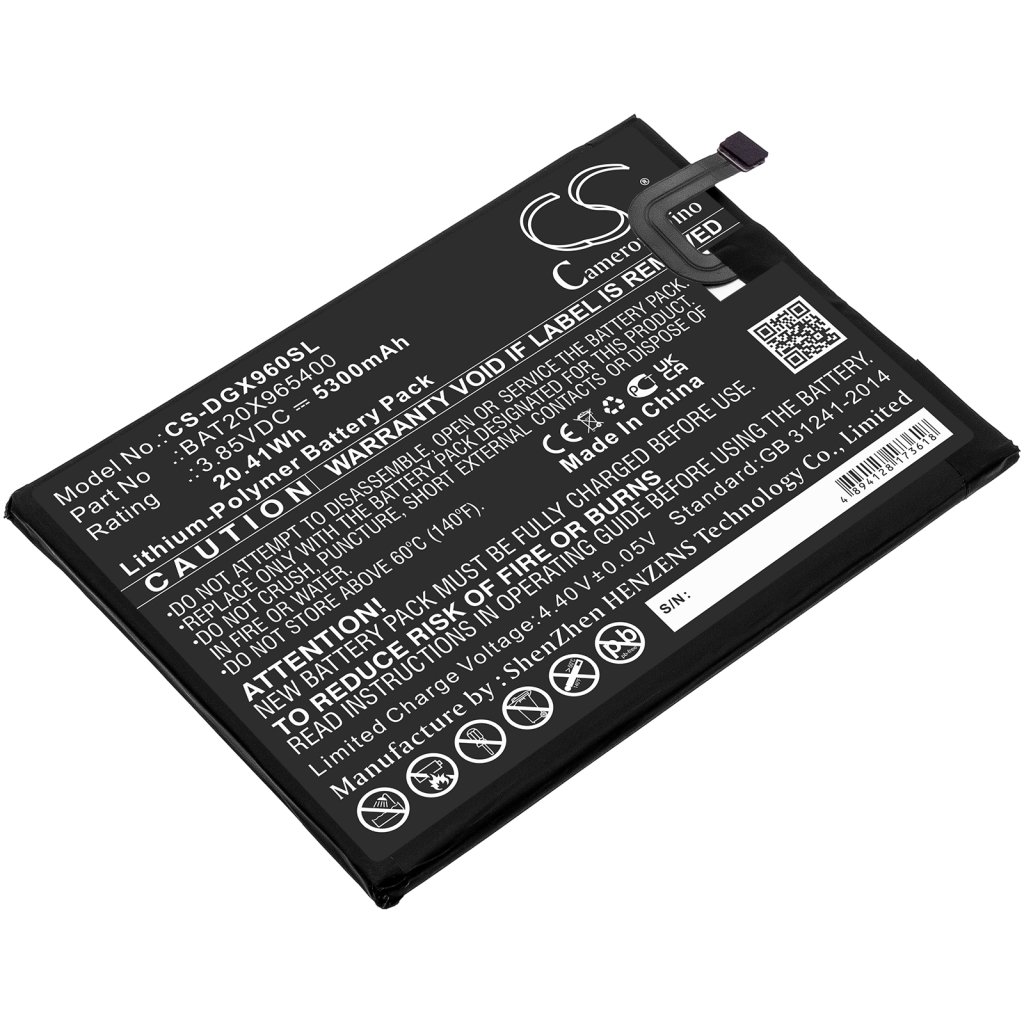 Batterij voor mobiele telefoon Doogee CS-DGX960SL