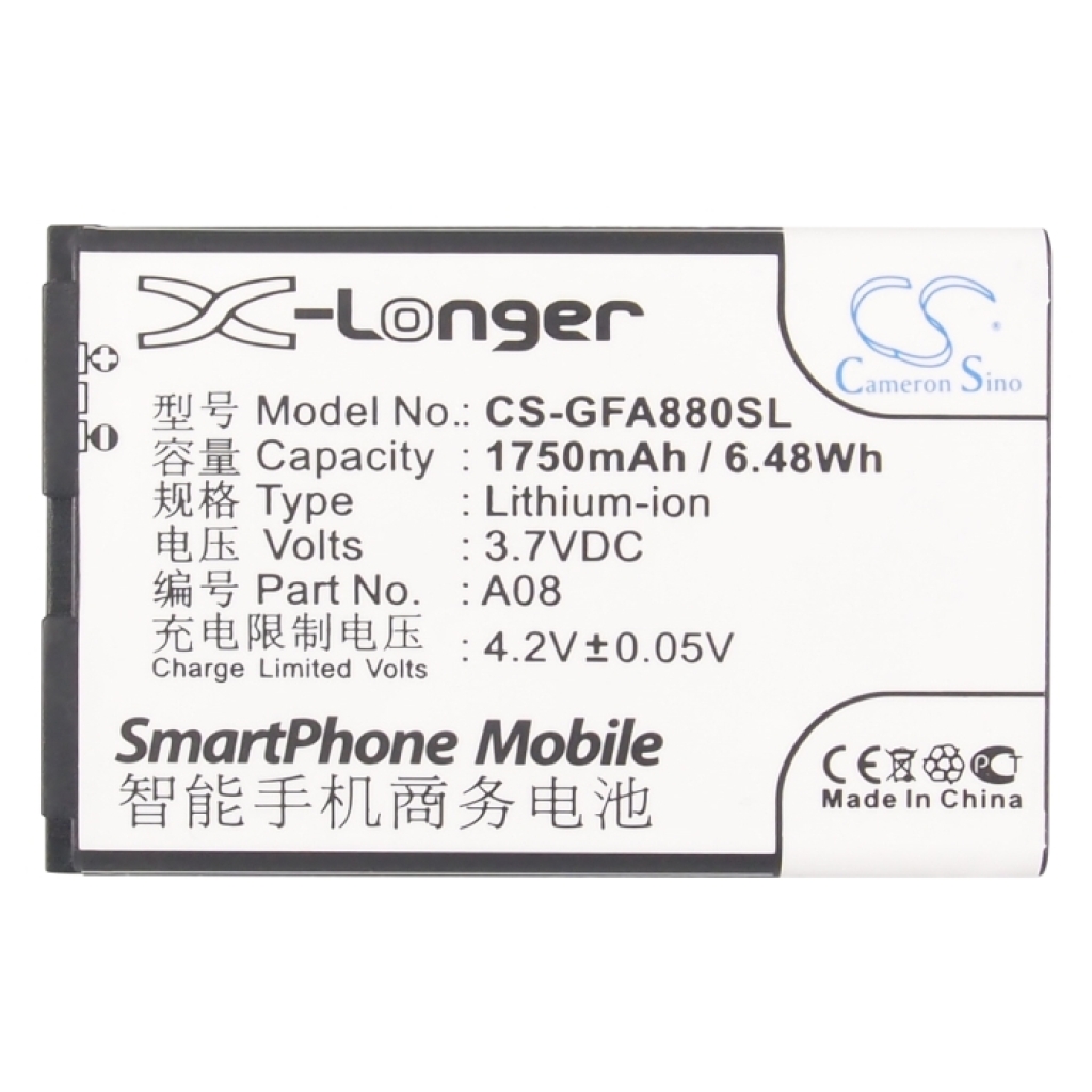 Batterij voor mobiele telefoon GFive CS-GFA880SL