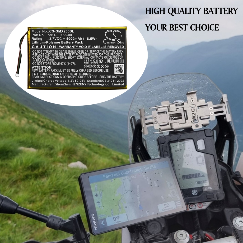 GPS, Navigator Battery Garmin CS-GMX200SL