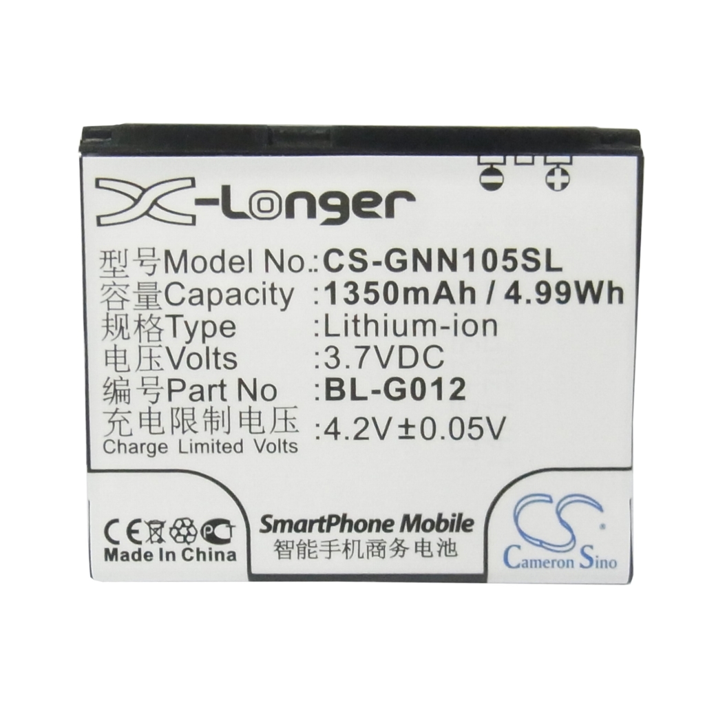 Batterij voor mobiele telefoon GIONEE CS-GNN105SL