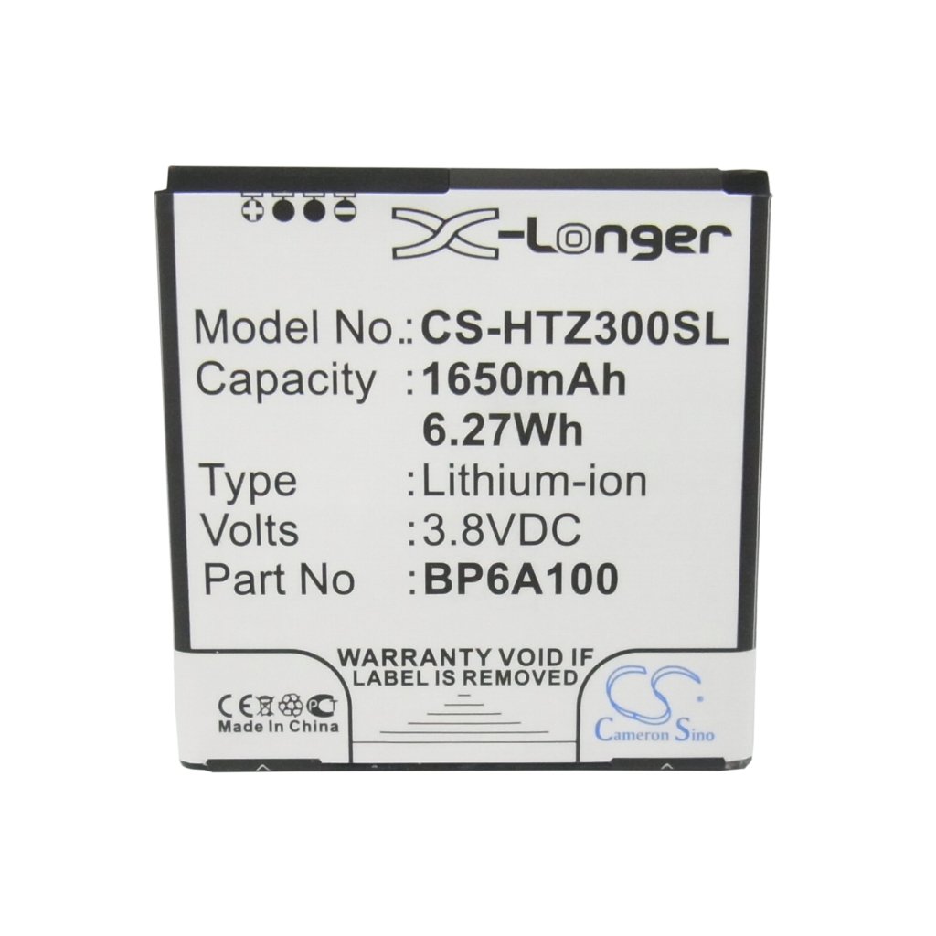 Batterij voor mobiele telefoon HTC CS-HTZ300SL