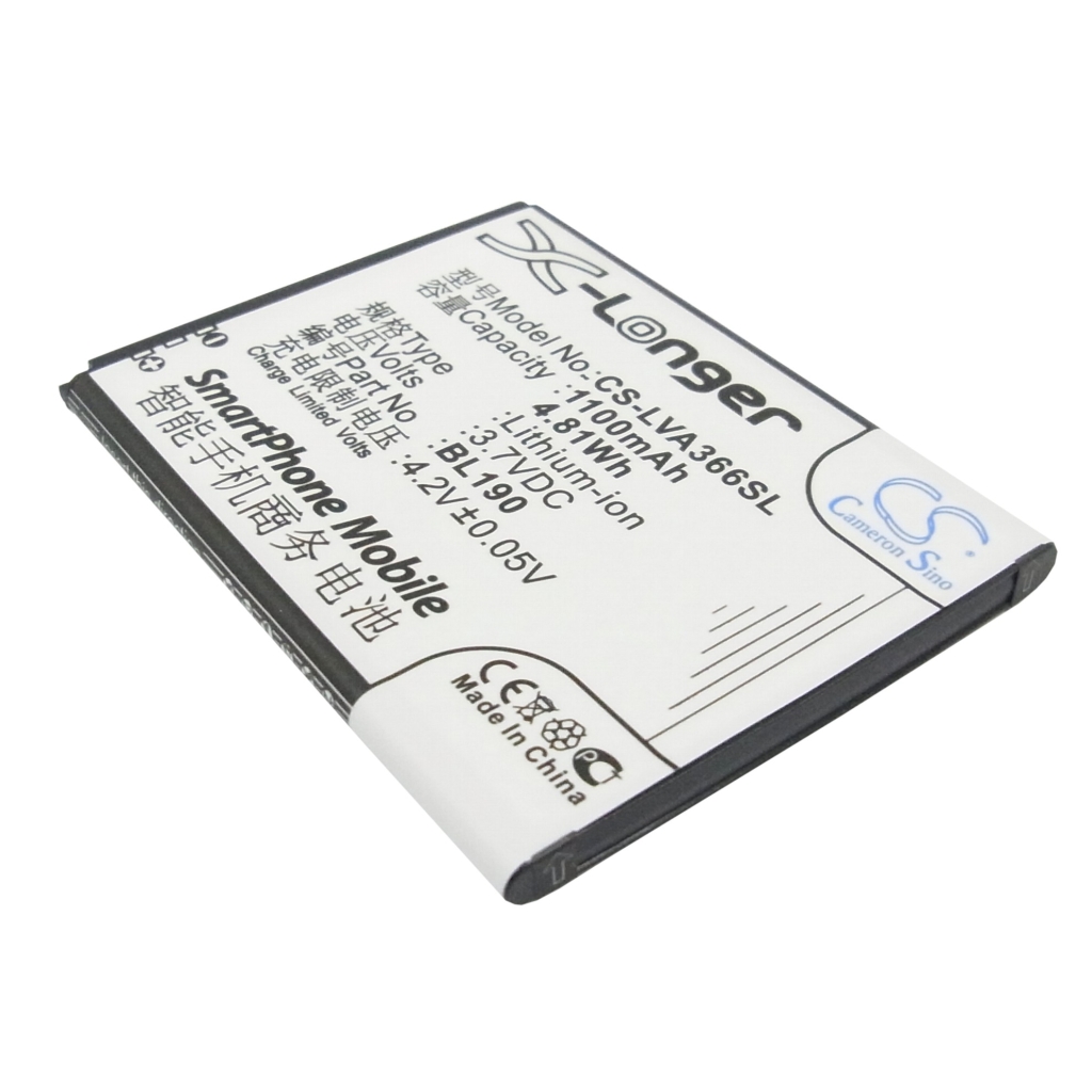 Batterij voor mobiele telefoon Lenovo CS-LVA366SL