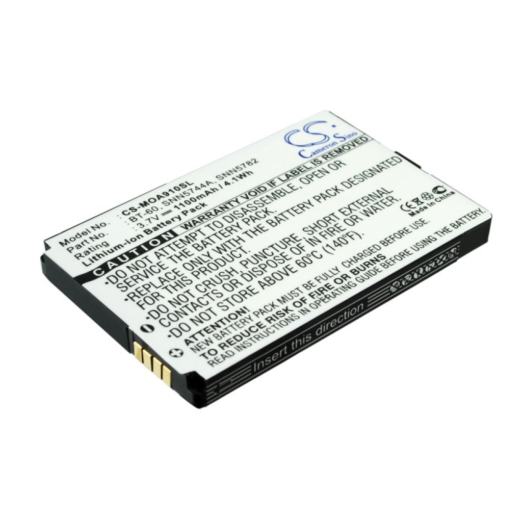 Batterij voor mobiele telefoon Motorola CS-MOA910SL
