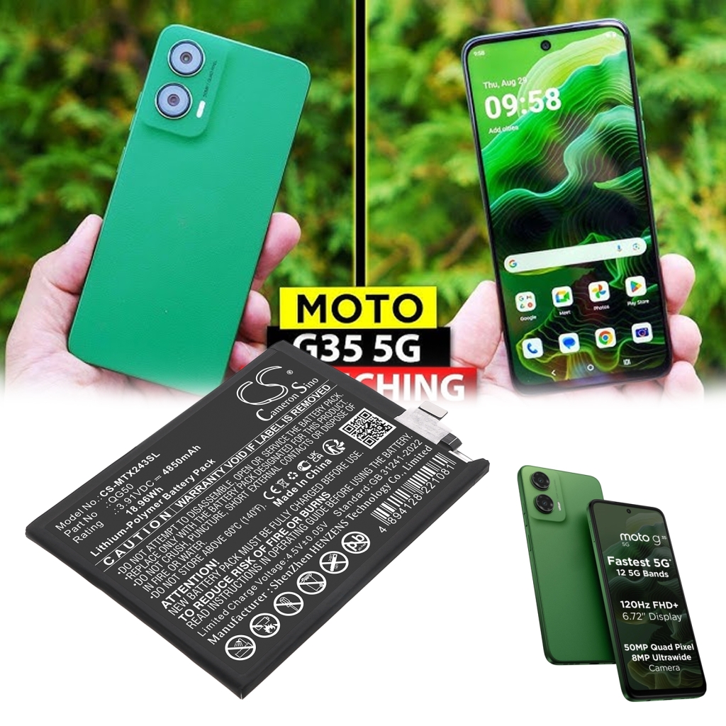 Batterij voor mobiele telefoon Motorola CS-MTX243SL