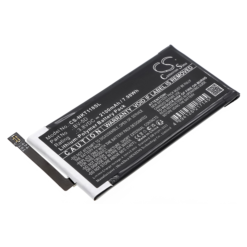 Batterij voor mobiele telefoon Nokia CS-NKT118SL