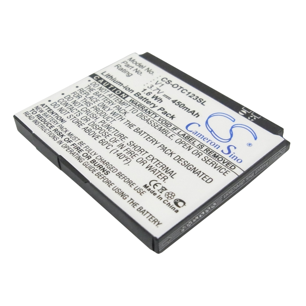 Batterij voor mobiele telefoon Alcatel CS-OTC123SL