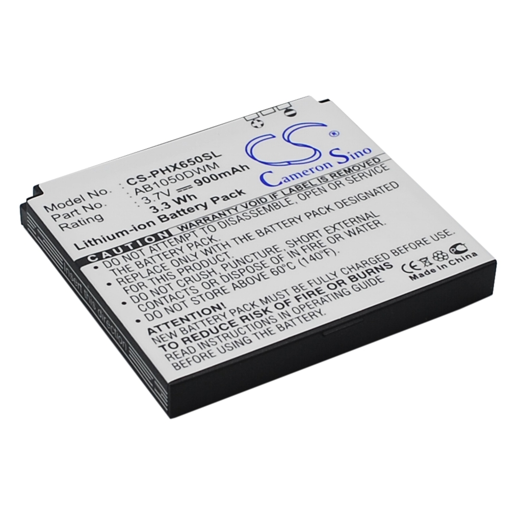 Batterij voor mobiele telefoon Philips CS-PHX650SL
