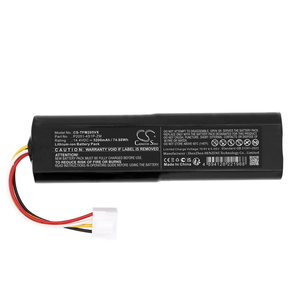 Batterij Vervangt P2051-4S1P-ZM
