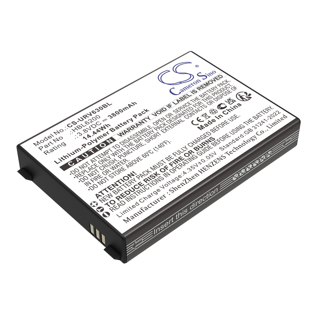 Code à barres, Scanner Batterie du scanner Urovo CS-URV630BL