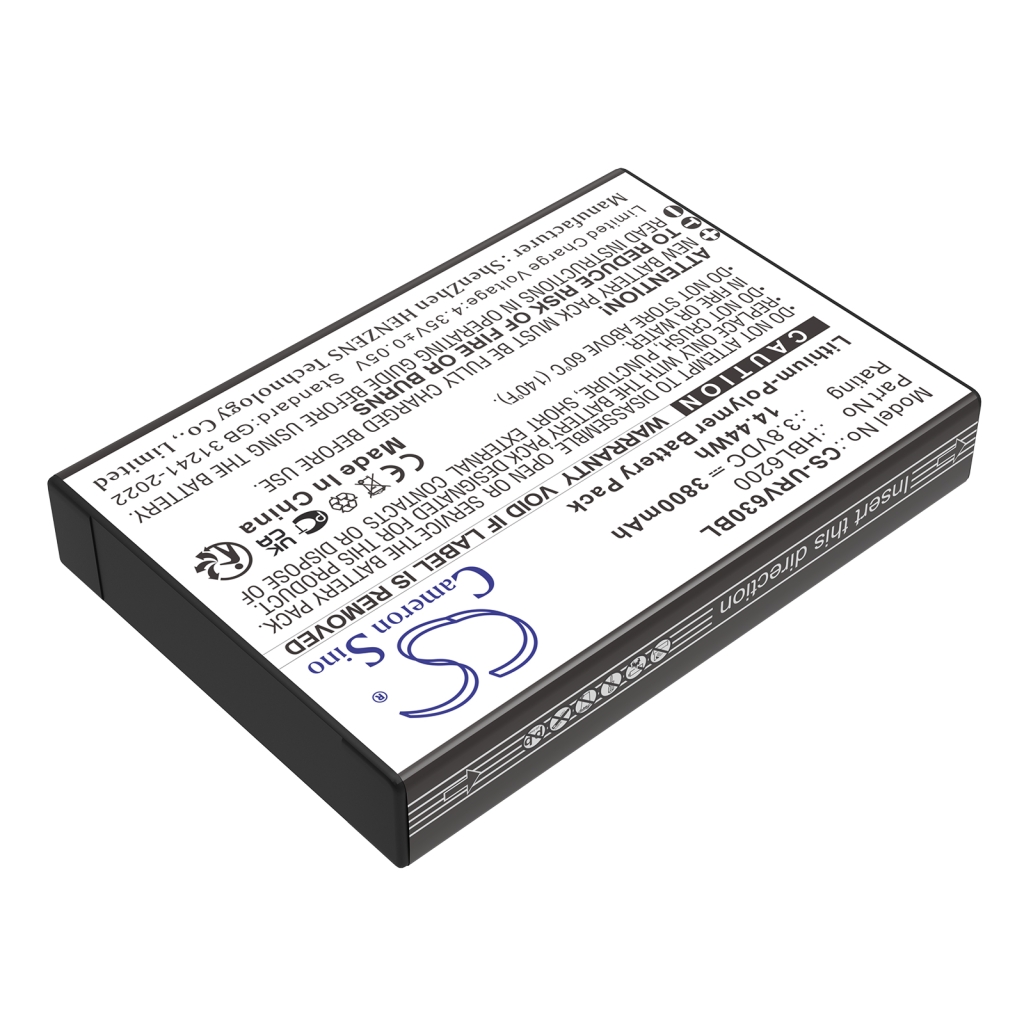 Code à barres, Scanner Batterie du scanner Urovo CS-URV630BL