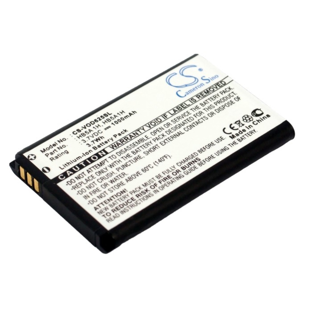 Batterij voor mobiele telefoon Vodafone CS-VOD625SL