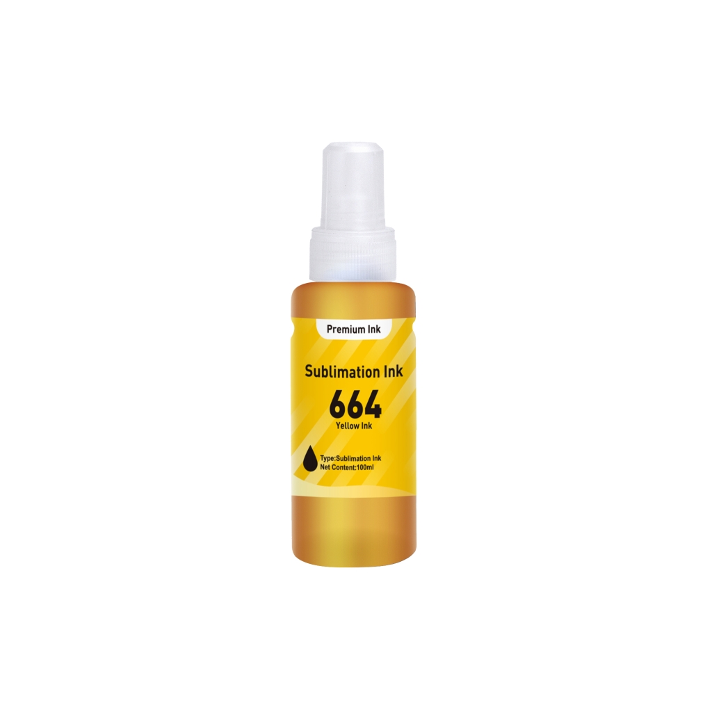 Compatibele vervanging voor Compatibel met Epson T6644 / 100ml Inkt Geel (Drukinkt)