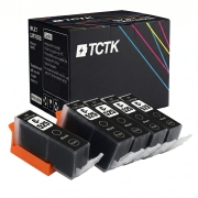 TCTK Inktcartridges C-525BK 2-pack Zwart compatibel met Canon PIXMA IP4850 IP4950 IX6550 MG5150 MG5250 MG5350 MG6150 MG6250 MG8150 MG8250 MX715 MX885 MX895