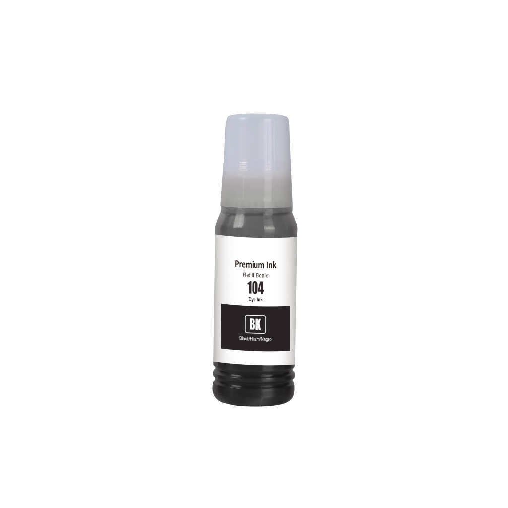 Compatible with Epson 104 / 70ml Ink Black (Printing ink)