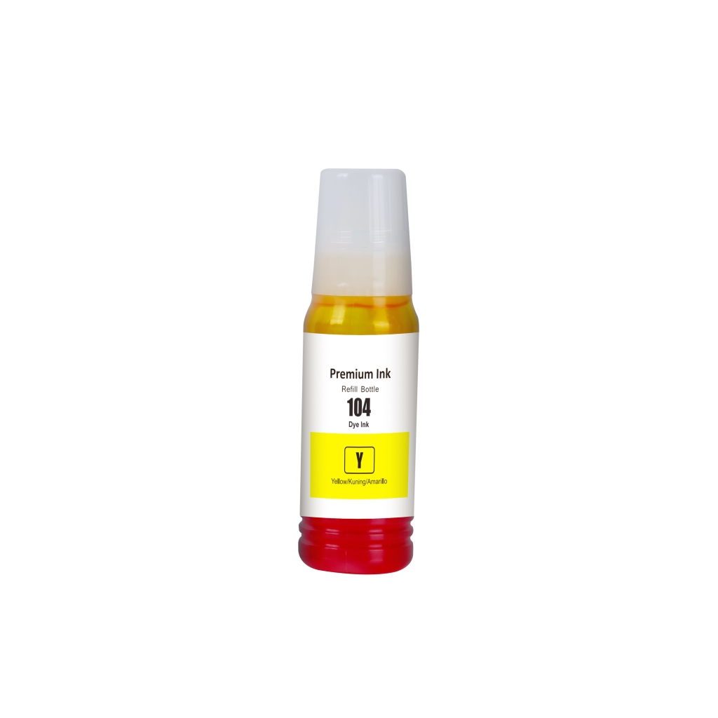 Compatible with Epson 104 / 70ml Ink Yellow (Printing ink)