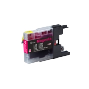 Compatibel met Brother LC12 / 12ml Inkt Magenta (Inktcartridges)