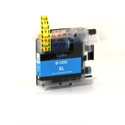 Compatibel met Brother LC125C / 15ml Inkt Cyaan (Inktcartridges)