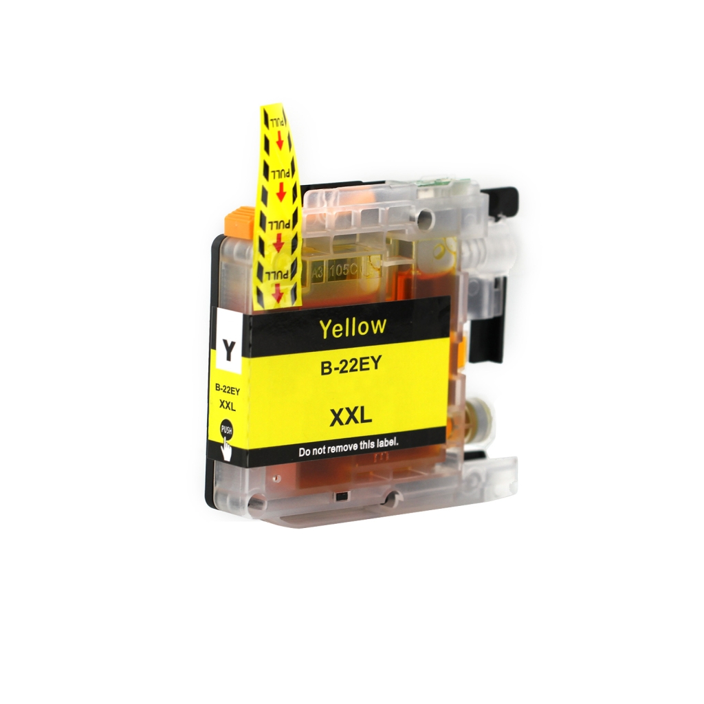 Compatibel met Brother LC22EY / 15ml Inkt Geel (Inktcartridges)