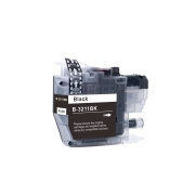 Compatibel met Brother LC3211BK / 10ml Inkt Zwart (Inktcartridges)