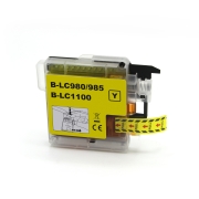 Compatible with Brother LC-1100 / 12ml Ink Yellow (Ink cartridges - Dye)