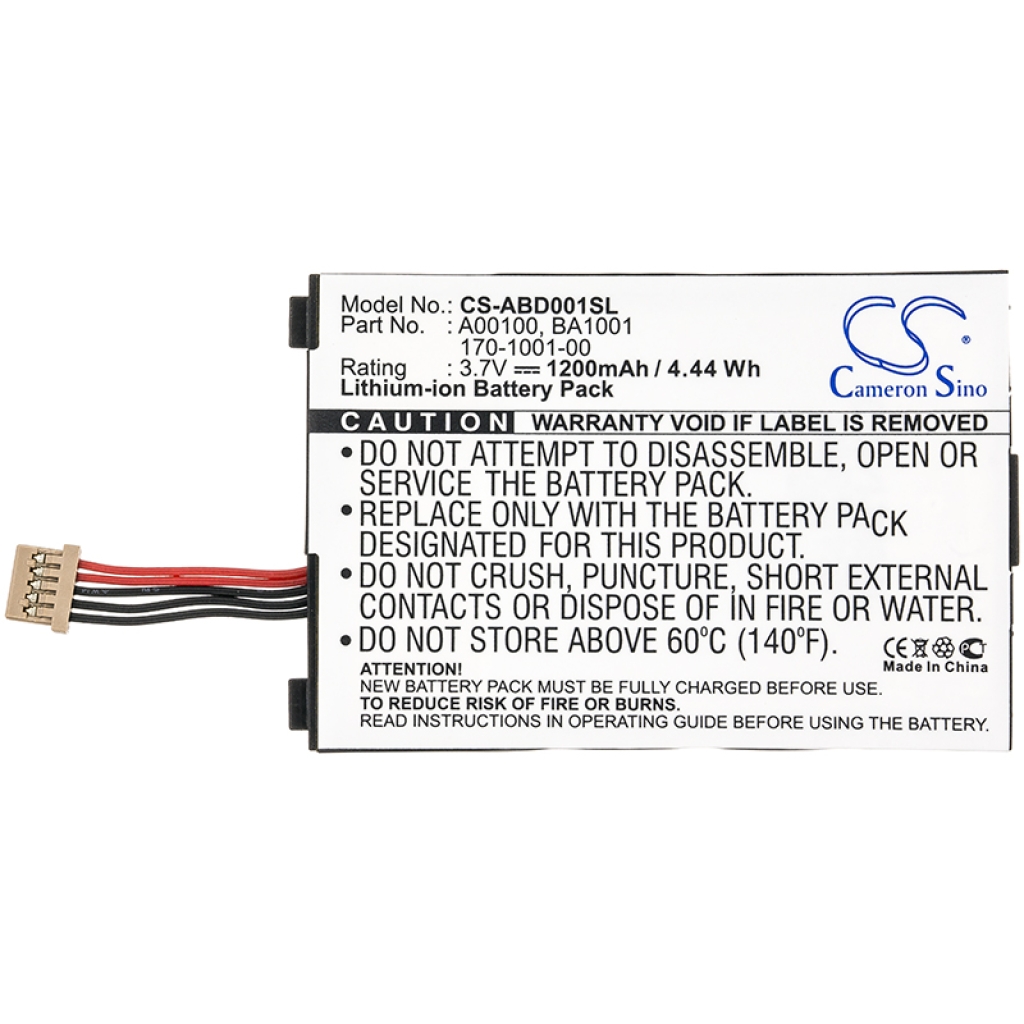 Batterijen Vervangt A00100