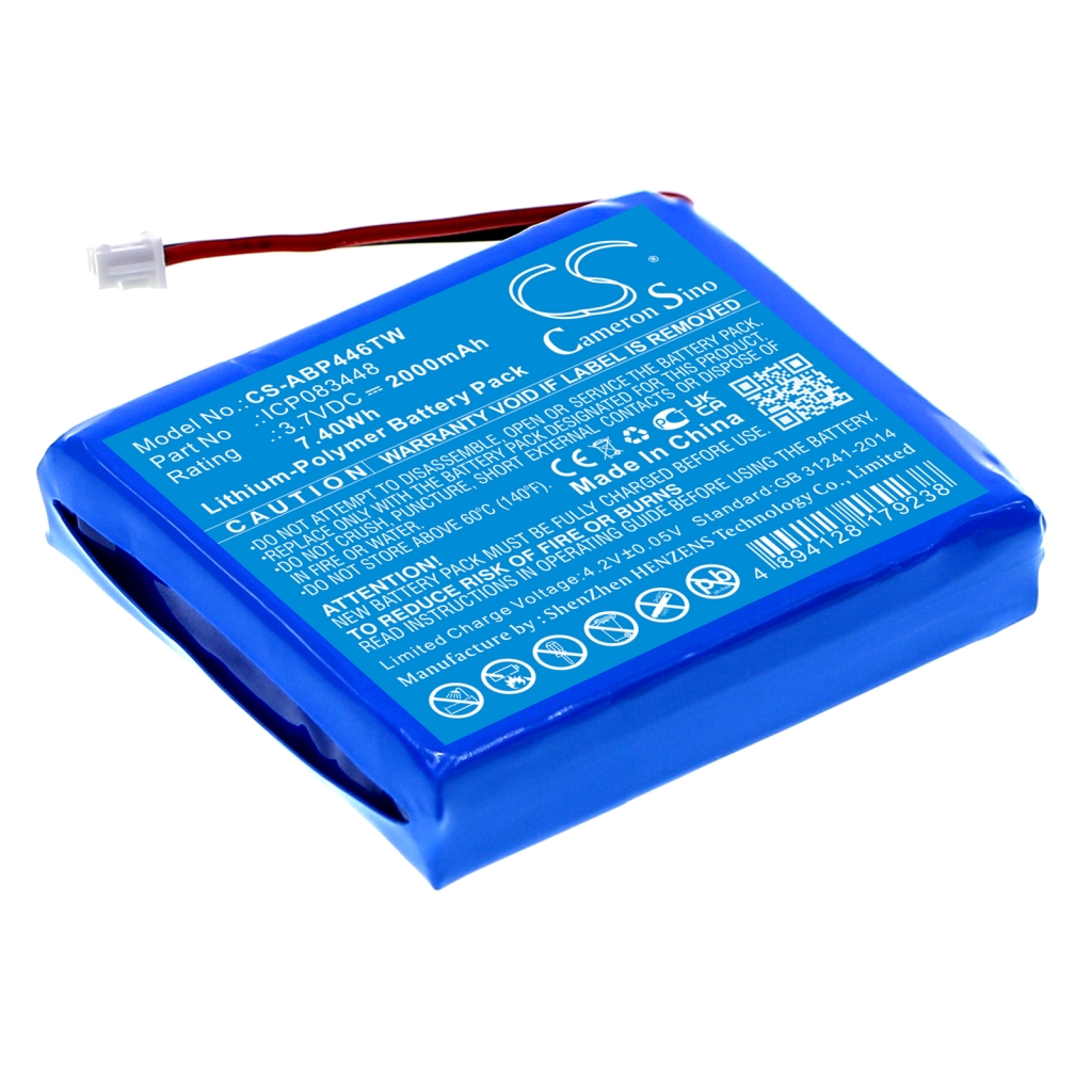Batterijen Vervangt ICP083448