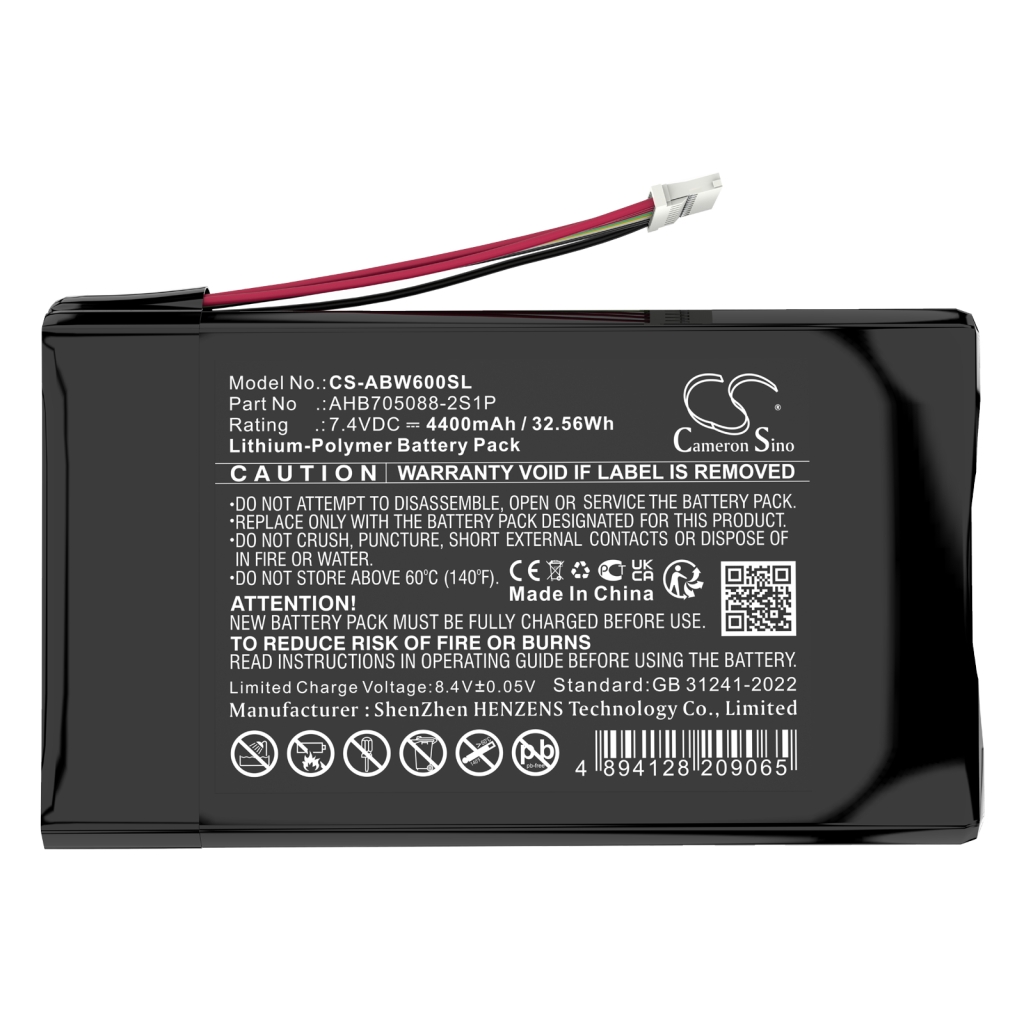 Jeu, PSP, NDS Batterie Anbernic CS-ABW600SL
