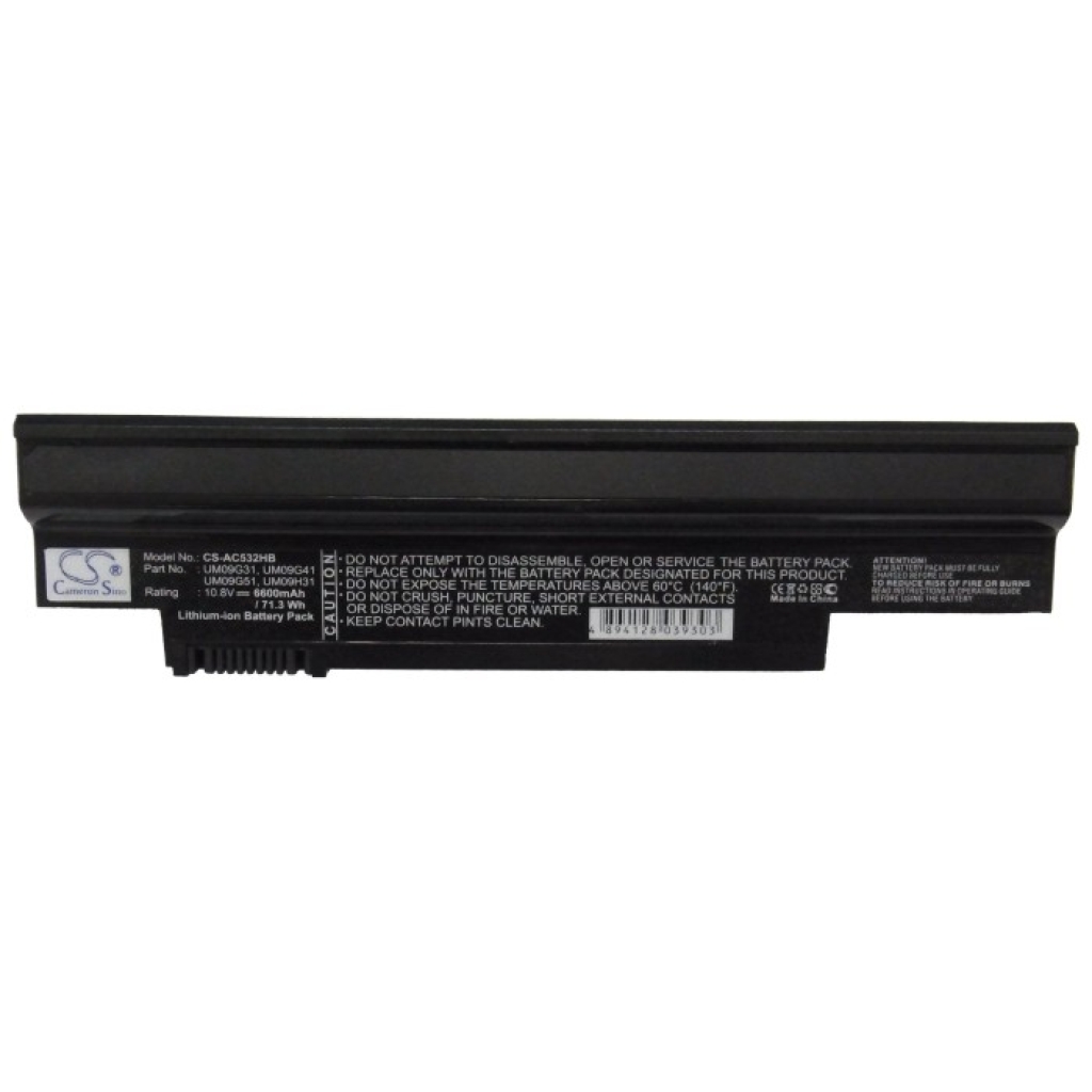 Notebook batterij Acer Aspire One 532H-2B