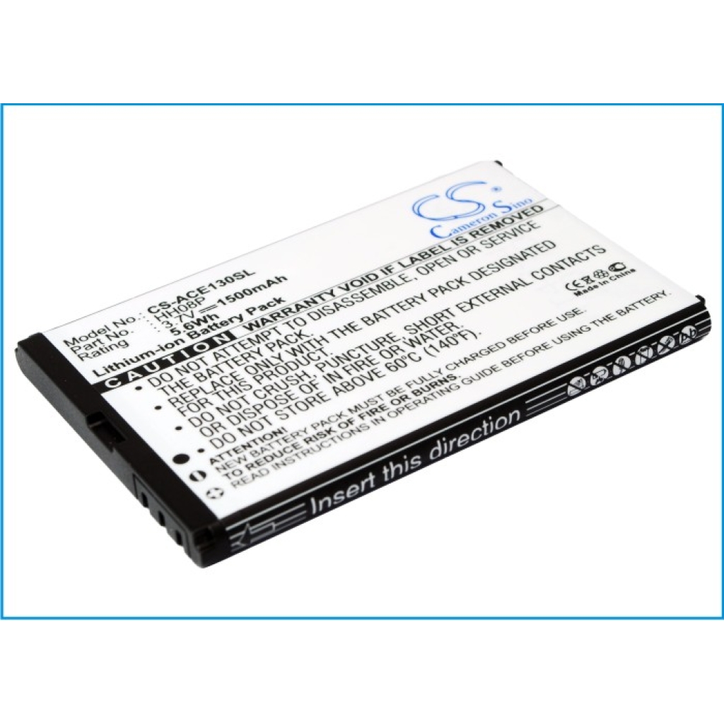 Batterijen Batterij voor mobiele telefoon CS-ACE130SL
