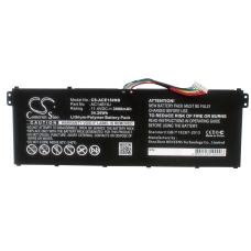 Remplacement de batterie compatible pour Gateway AC14B13J,AC14B18J,AC14B18J(3ICP5/57/80),KT.0040G.004,KT0030G.004