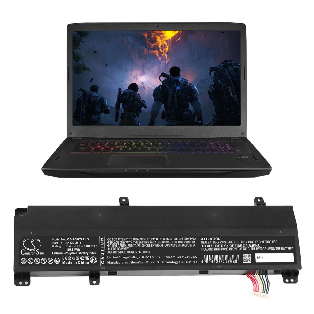 Notebook batterij Acer CS-ACG702NB