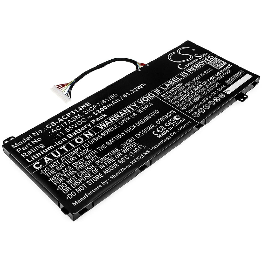 Batterijen Vervangt AC17A8M