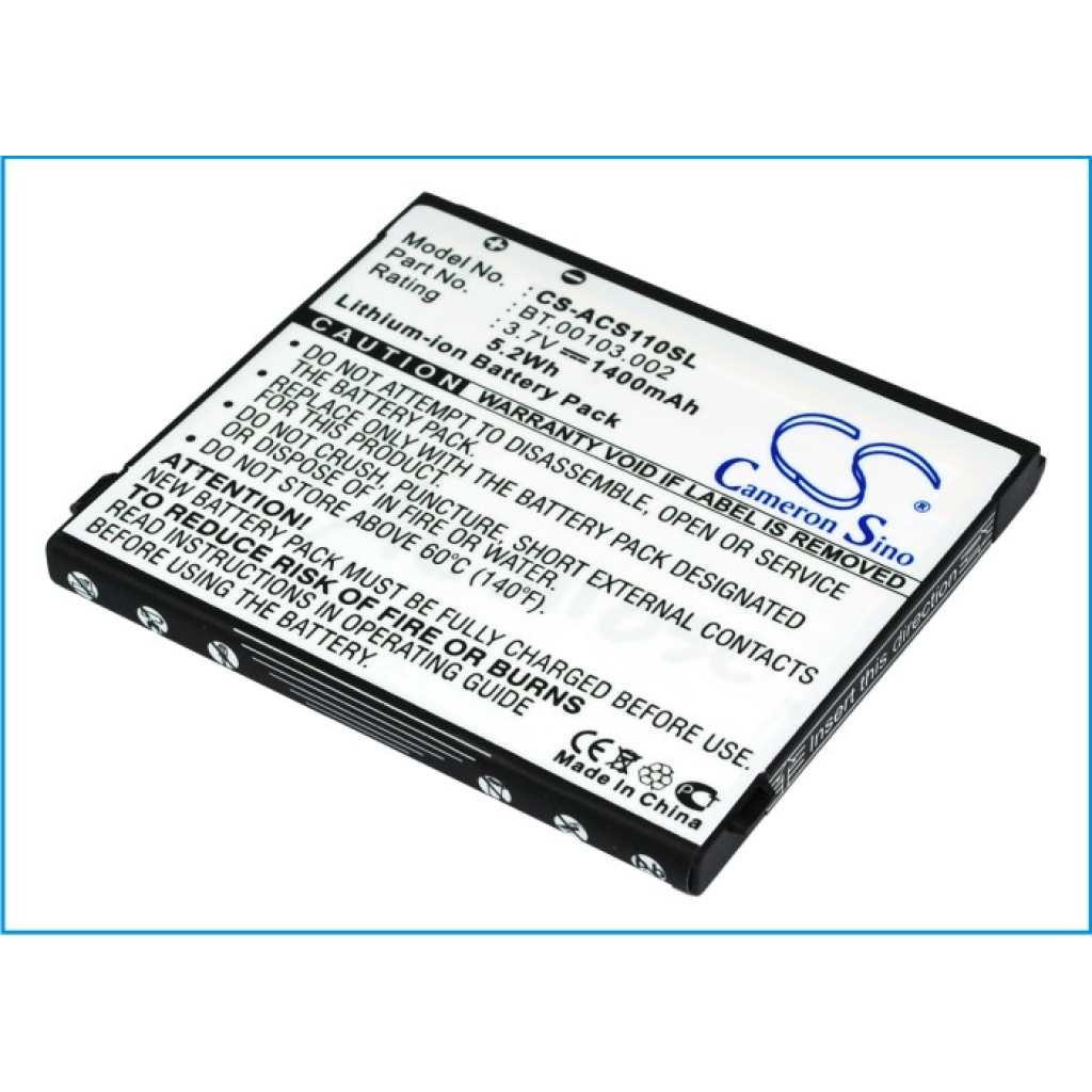 Batterie de téléphone portable Acer CS-ACS110SL