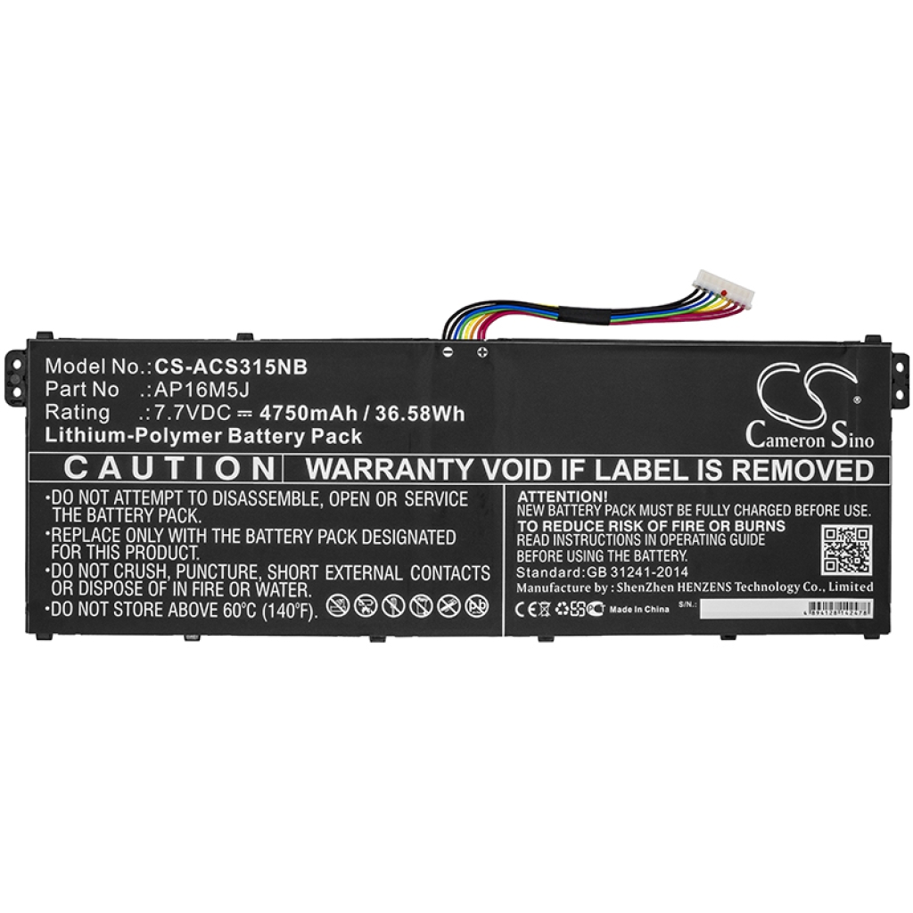 Batterij Vervangt NX.GNSSA.003