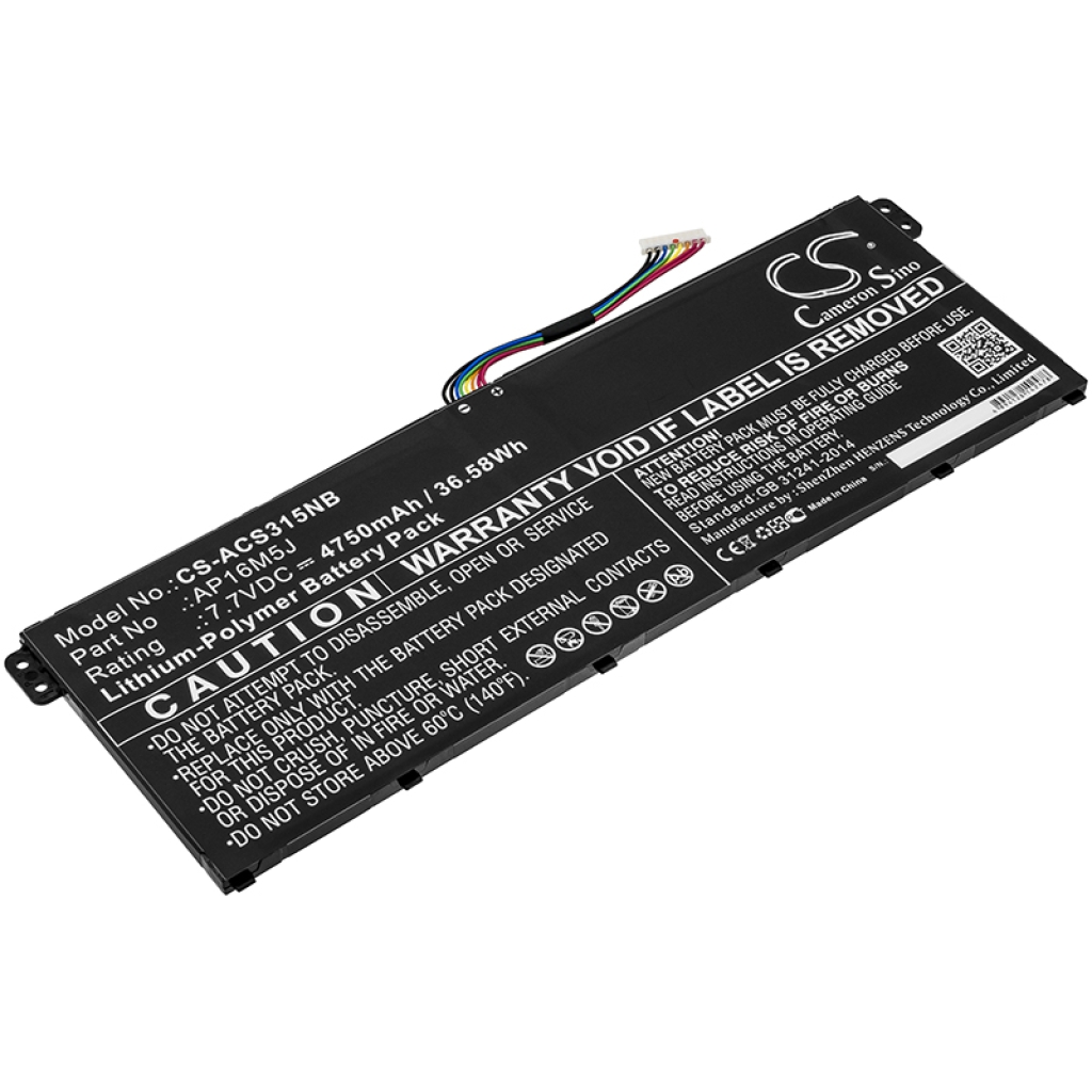 Batterij Vervangt NX.GNTSA.007