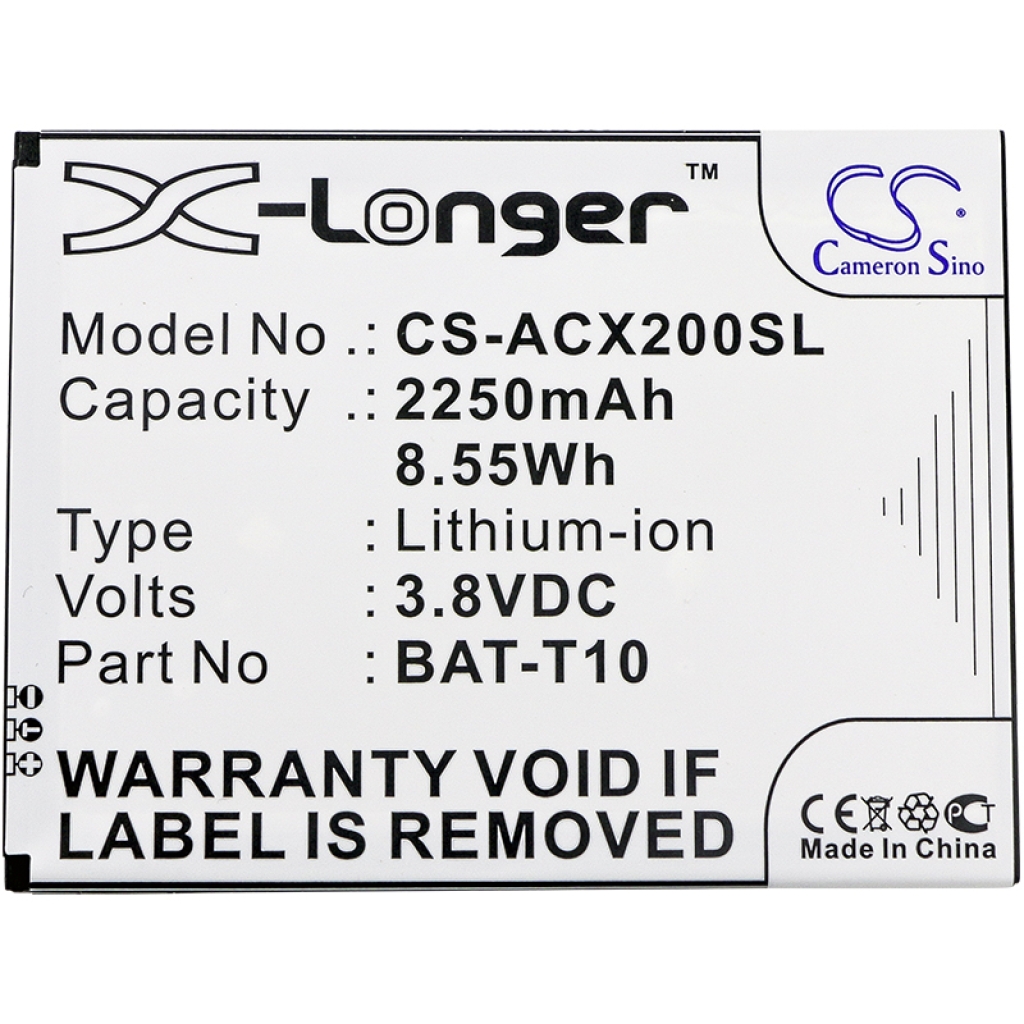 Batterij compatibel met Acer CS-ACX200SL