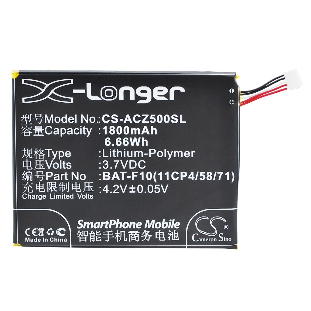 Batterij compatibel met Acer CS-ACZ500SL