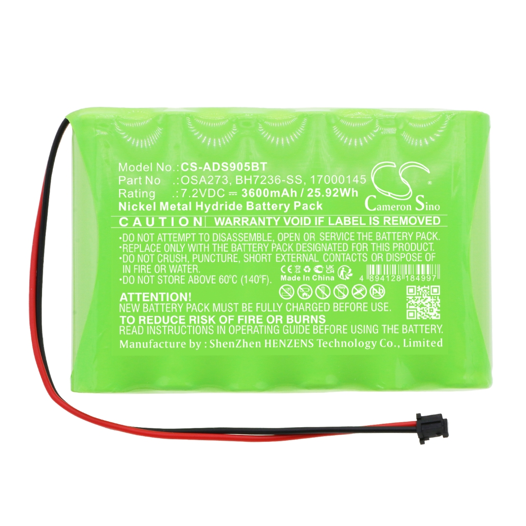 Batterij Vervangt 17000145