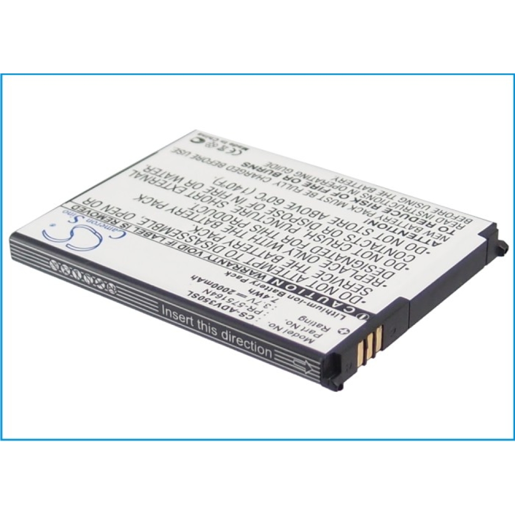 Batterij compatibel met Advent CS-ADV350SL