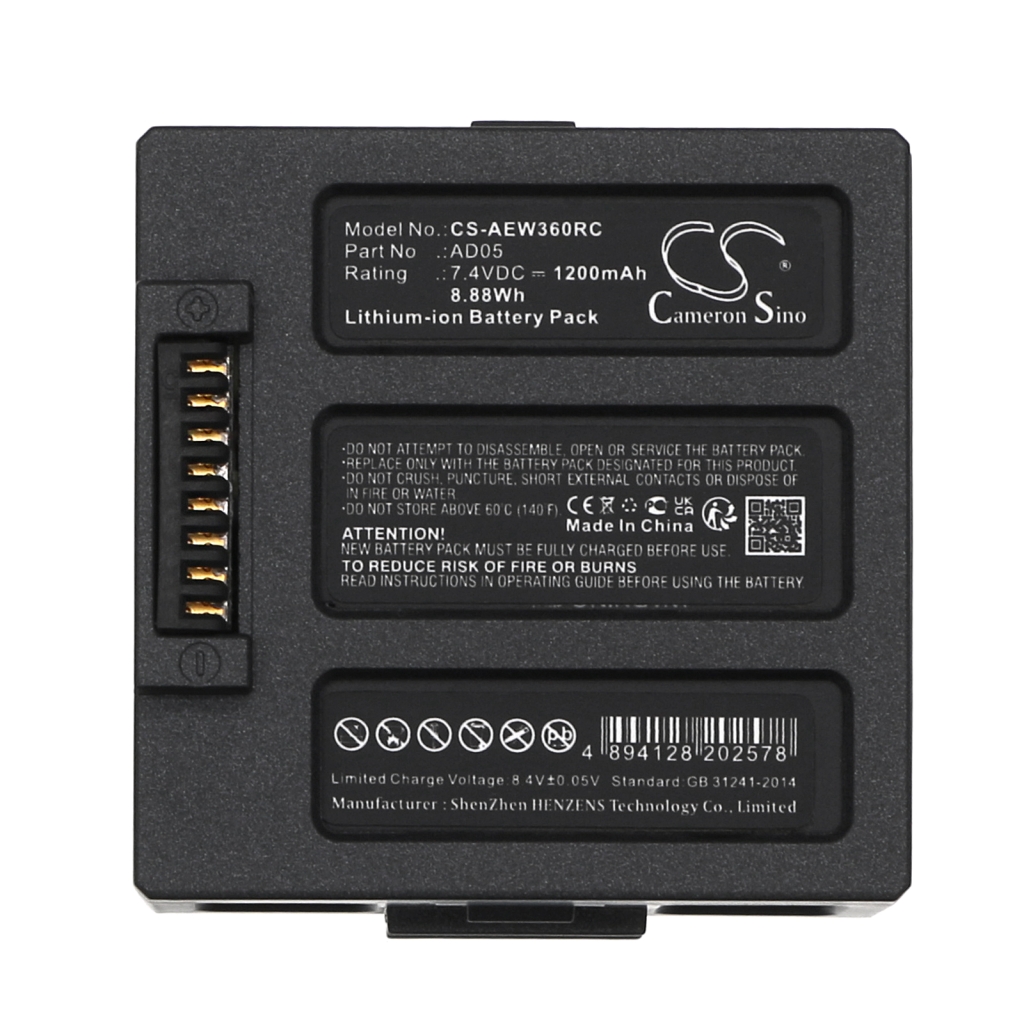 Compatibele batterijvervanging voor Aee AD05