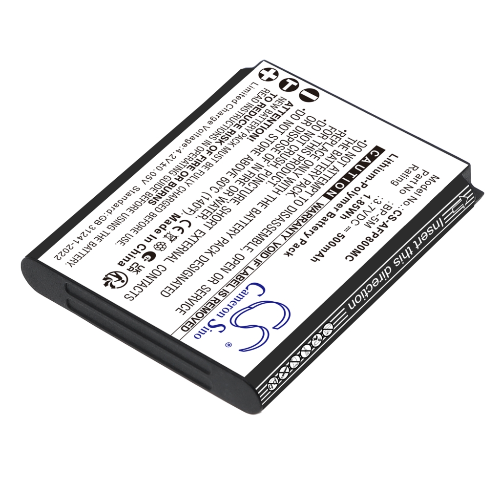 Batterij compatibel met Agfaphoto CS-AFP800MC