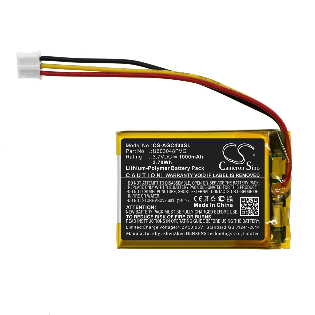 Batterij Vervangt U603048PVG