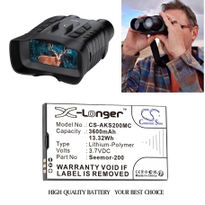 Remplacement de batterie compatible pour AKASO SEEMOR-200