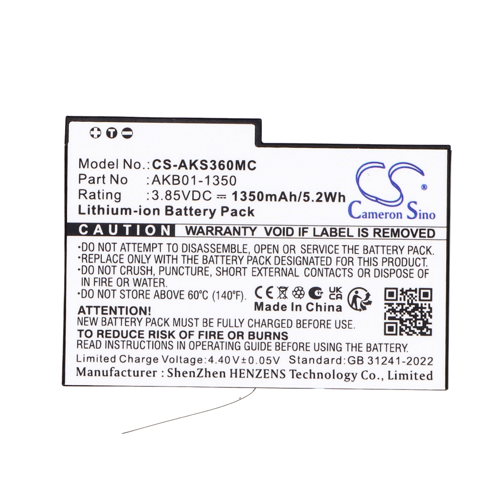 Batterie pour AKASO 360 Action Camera